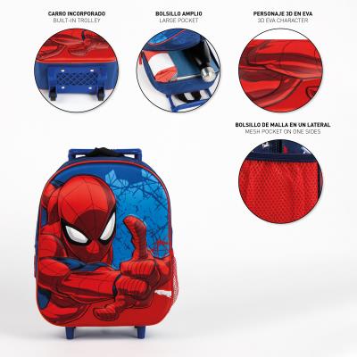 Carrinho Infantil Mochila 3D Spider-Man – Pack 2