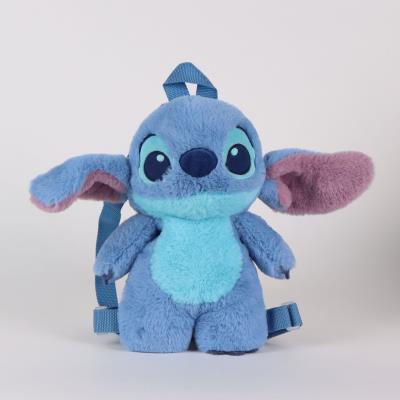 Mochila Infantil Stitch com Personagem de Pelúcia – Pack 8
