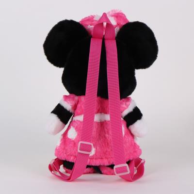 Mochila Infantil Minnie Mouse com Personagem Plush – Pack 8