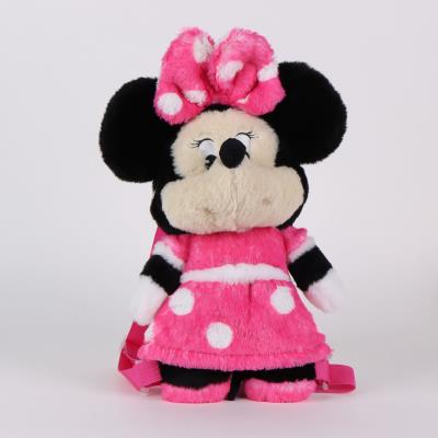 Mochila Infantil Minnie Mouse com Personagem Plush – Pack 8