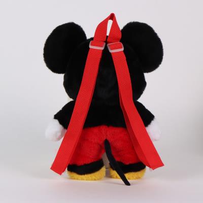 Mochila Infantil Mickey Mouse com Pelúcia – Pack 8