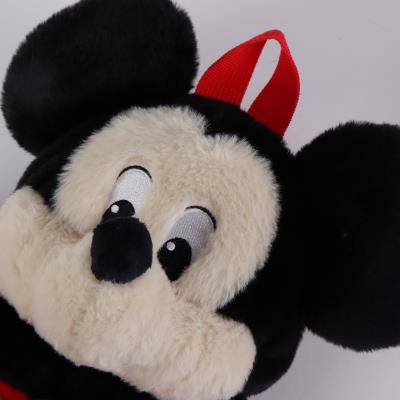 Mochila Infantil Mickey Mouse com Pelúcia – Pack 8