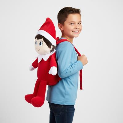 Mochila Infantil com Personagem Elfo de Pelúcia – Pack 8