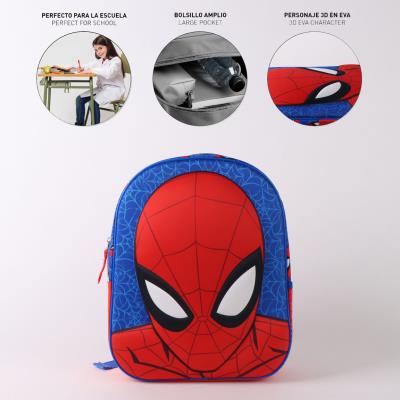 Mochila Infantil 3D Spider-Man para Escolas – Pack 2