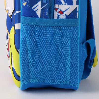 Mochila Infantil 3D Sonic para Creche – Pack 2