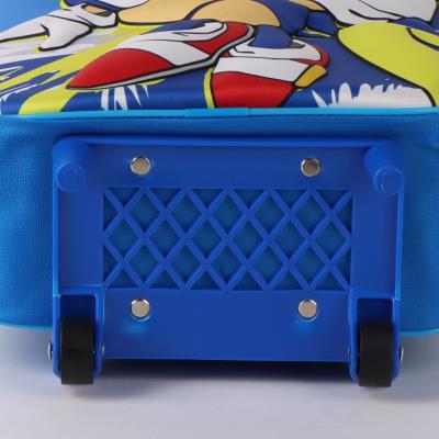 Mochila Infantil 3D Sonic com Carrinho – Pack 2