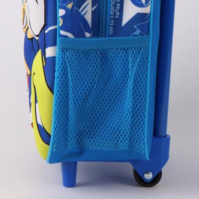 Mochila Infantil 3D Sonic com Carrinho – Pack 2