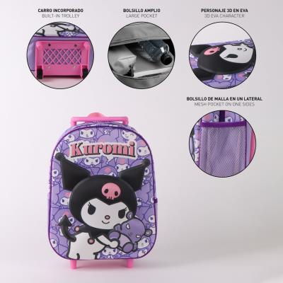 Mochila 3D Kuromi Infantil Hello Kitty – Pack 2