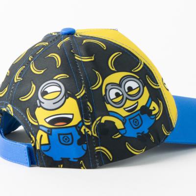 Tampa de Viseira Curvada Minions – Acessório Divertido – Pack 4