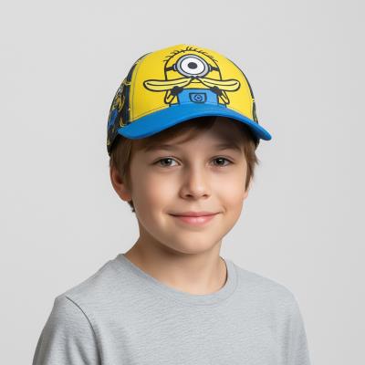 Tampa de Viseira Curvada Minions – Acessório Divertido – Pack 4
