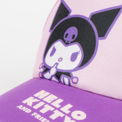 Tampa de Viseira Curvada Kuromi – Hello Kitty – Pack 4