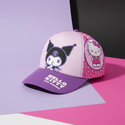 Tampa de Viseira Curvada Kuromi – Hello Kitty – Pack 4