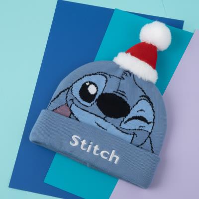 Chapéu de Malha Natal com Stitch – Pack 2