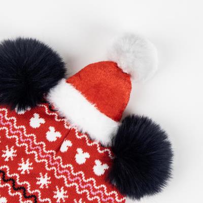 Chapéu de Malha Minnie de Natal – Pack 2