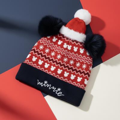 Chapéu de Malha Minnie de Natal – Pack 2