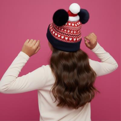 Chapéu de Malha Minnie de Natal – Pack 2