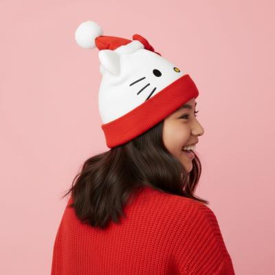 Chapéu de Malha de Natal Hello Kitty – Pack 2