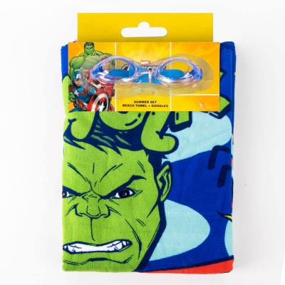 Conjunto de Toalhas Óculos de Natação Avengers – Pack 2