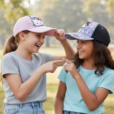 Cap Hello Kitty Colorido para Crianças – Pack 12