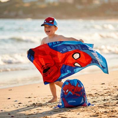 Saco com Conjunto de Toalha Spider-Man – Pack 2