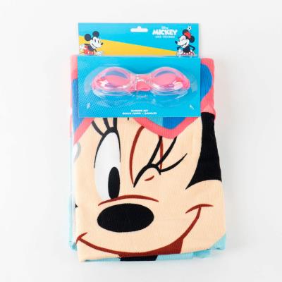 Conjunto de Toalhas e Óculos de Natação Minnie – Pack 2