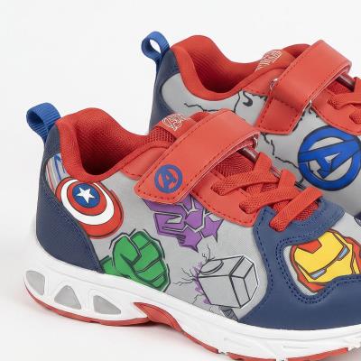 Sola Esportiva TPR com Luzes Avengers – Pack 12