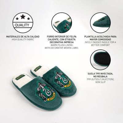 Chinelos de Casa Abertos Harry Potter – Slytherin – Pack 12