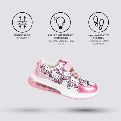 Sola Esportiva PVC com Luzes Hello Kitty – Pack 12