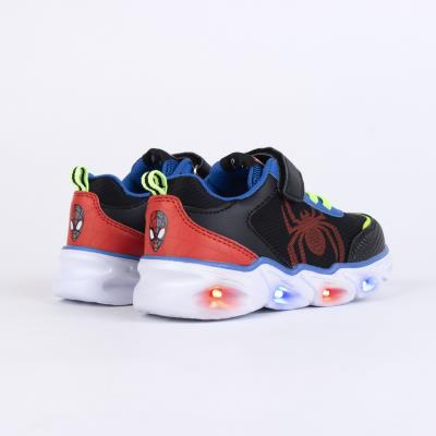 Sola EVA Leve Esportiva com Luzes Spider-Man Milhas – Pack 12