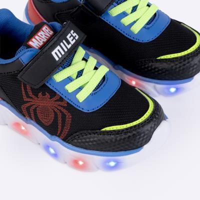 Sola EVA Leve Esportiva com Luzes Spider-Man Milhas – Pack 12