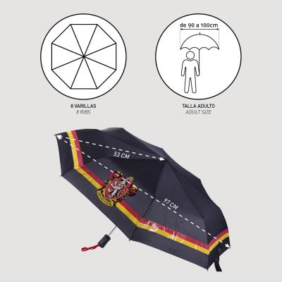 Guarda-Chuva Automático Mudança de Cor Harry Potter – Pack 6
