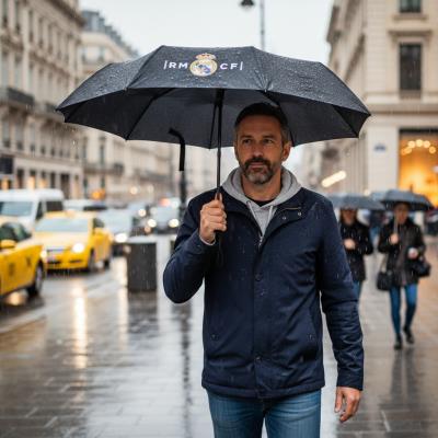 Guarda-Chuva Manual Real Madrid Oficial – Pack 4