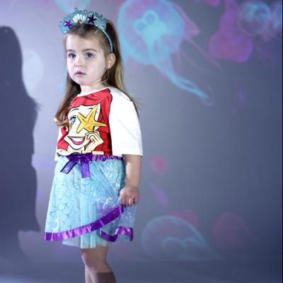 Conjunto de Beleza Acessórios Princesa A Pequena Sereia – Pack 4