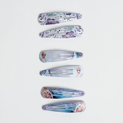 Clipes de Acessórios de Cabelo Frozen – 6 Peças – Pack 12