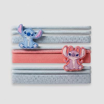 Acessórios Elásticos para Cabelo Stitch – 8 Peças – Pack 12