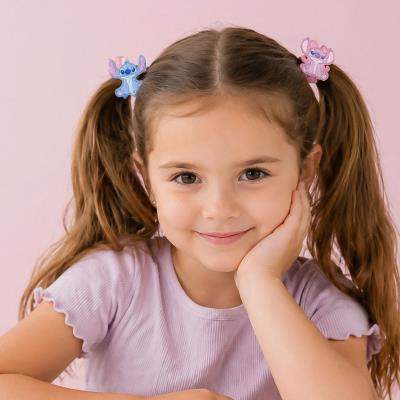 Acessórios Elásticos para Cabelo Stitch – 8 Peças – Pack 12