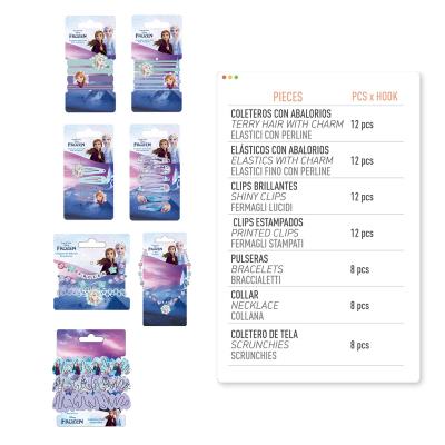 Exibição de Acessórios de Cabelo Frozen