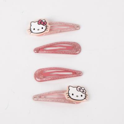 Conjunto de Clips para Cabelo Hello Kitty – 4 Peças – Pack 12