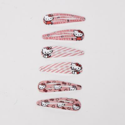 Conjunto de Clips para Cabelo Hello Kitty – 6 Peças – Pack 12