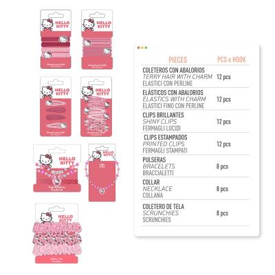Exibição de Acessórios de Cabelo Hello Kitty