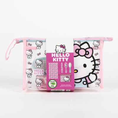Acessórios de Viagem para Bolsas de Higiene Hello Kitty – Pack 4