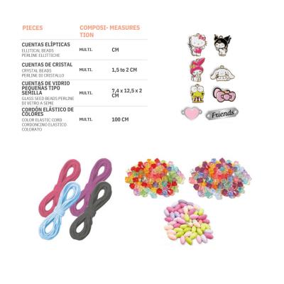 Pulseira DIY de Beleza Hello Kitty – Pack 4