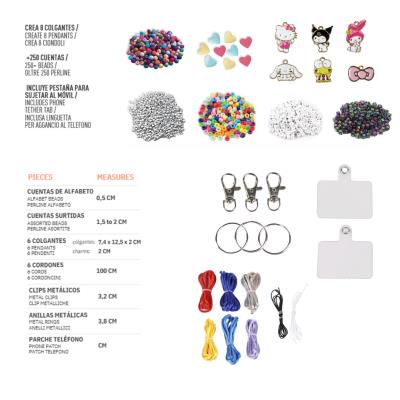 Conjunto DIY de Clip de Bolsa Hello Kitty – Pack 4