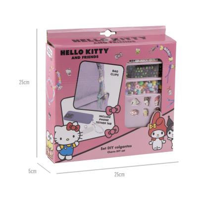 Conjunto DIY de Clip de Bolsa Hello Kitty – Pack 4