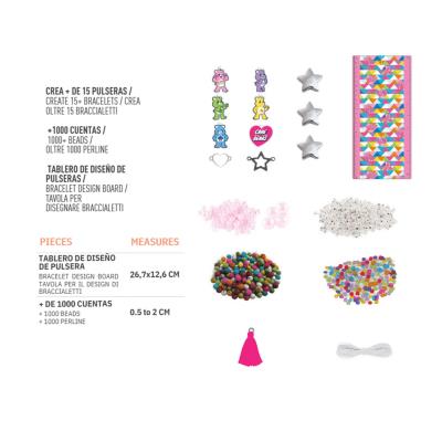 Pulseira DIY Care Bears – Conjunto de Beleza – Pack 4