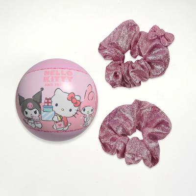 Acessórios de Cabelo em Tecido Hello Kitty – 3 Peças – Pack 12