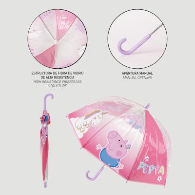 Guarda-Chuva Manual Peppa Pig Divertido – Pack 4