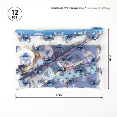 Conjunto de Papelaria Escolar Stitch – Pack 6