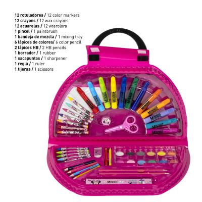 Conjunto Colorível Minnie Mouse – 50 Peças – Pack 12