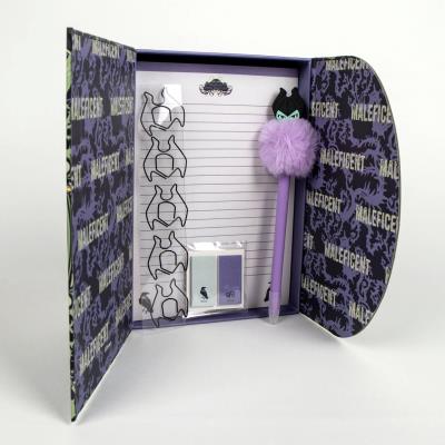 Conjunto de Papelaria Disney Vilões – Pack 12